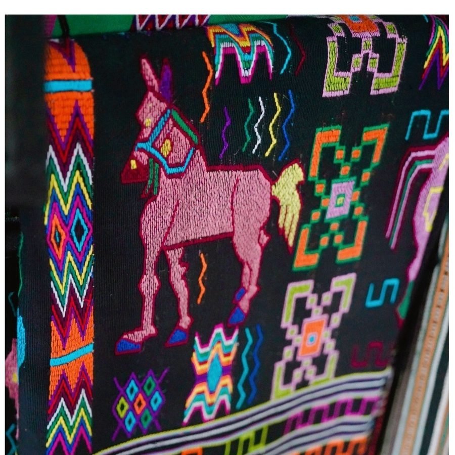 Ikat pattern detail