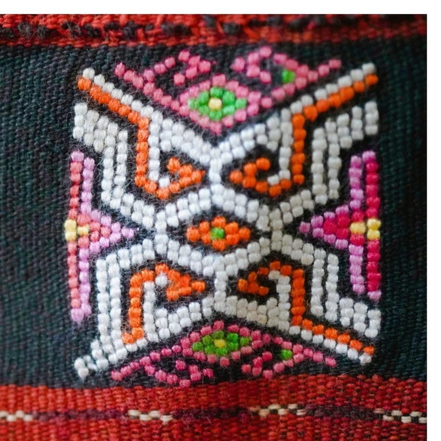 Ikat pattern detail