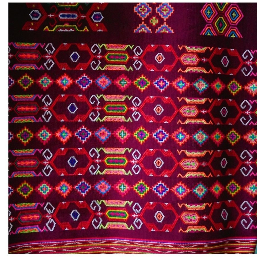 Ikat pattern detail