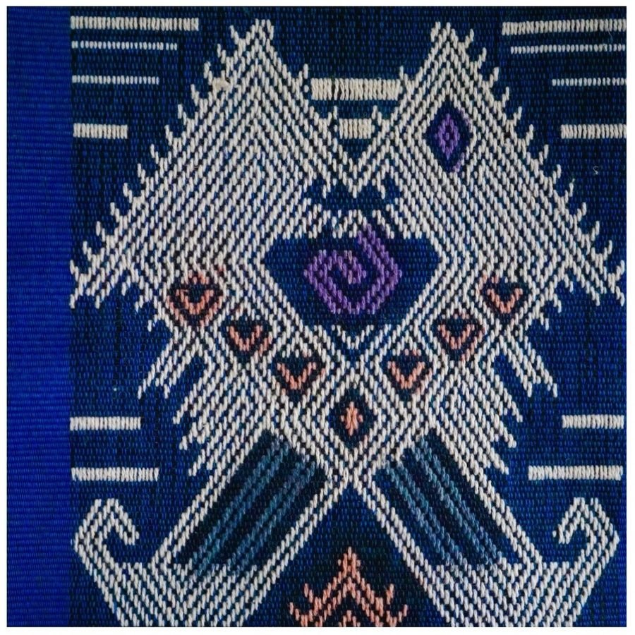 Ikat pattern detail