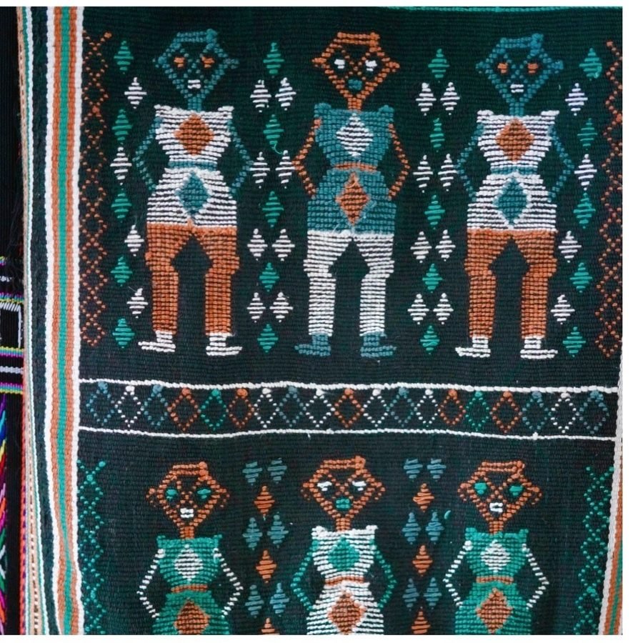 Ikat pattern detail