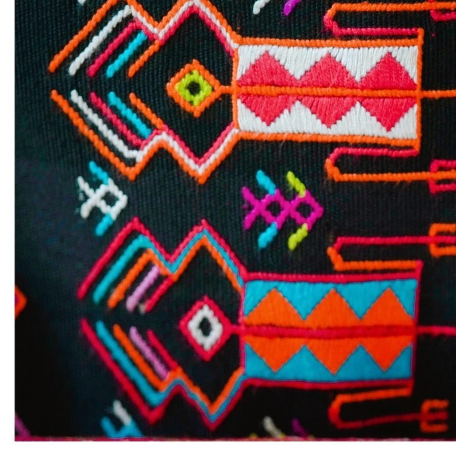 Ikat pattern detail