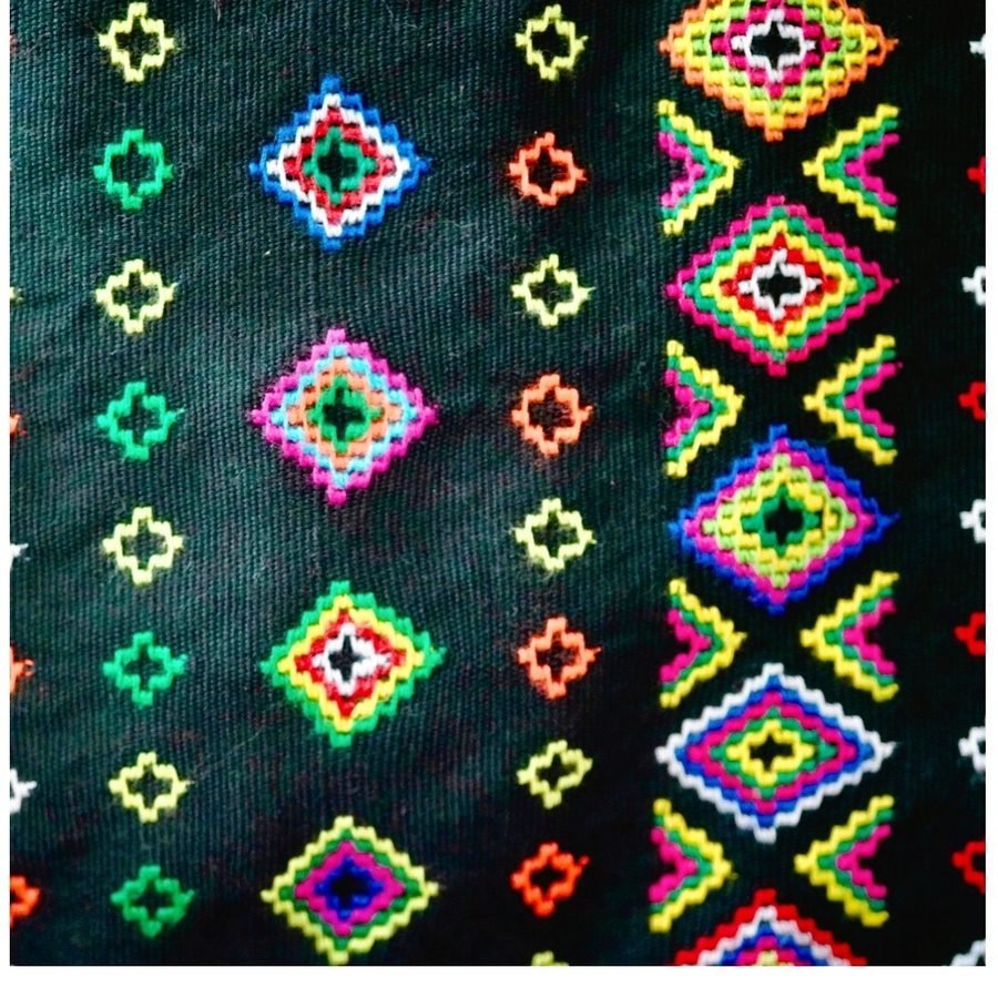 Ikat pattern detail