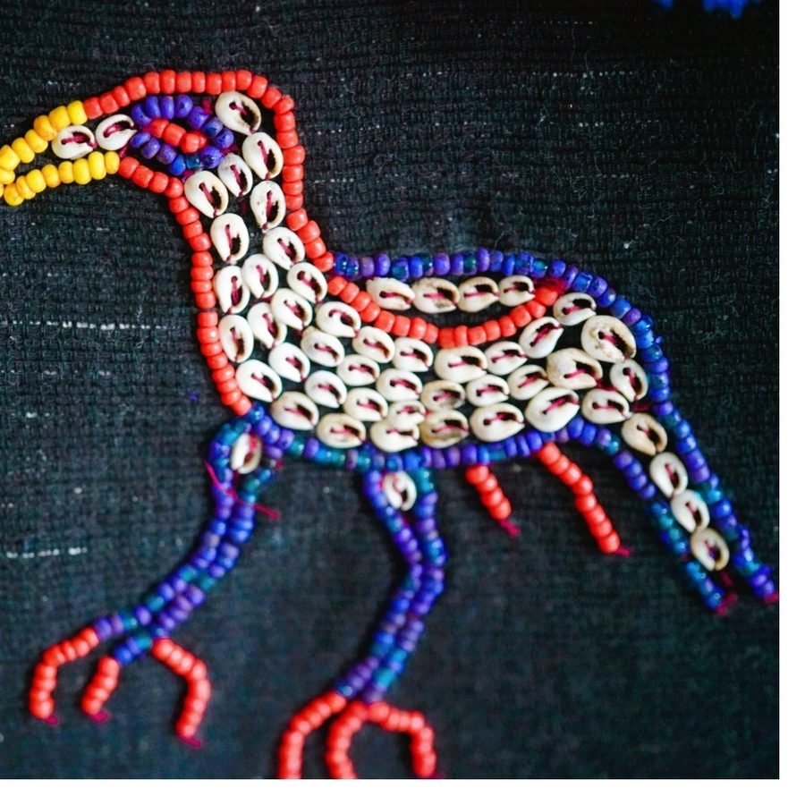 Ikat pattern detail